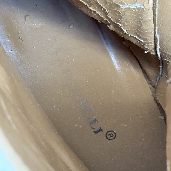 Vtg Y2K Marinelli Womens Suede Shearling Boots Sz 7.5 Cozy Winter Tan 2000s Read - Picture 11 of 15